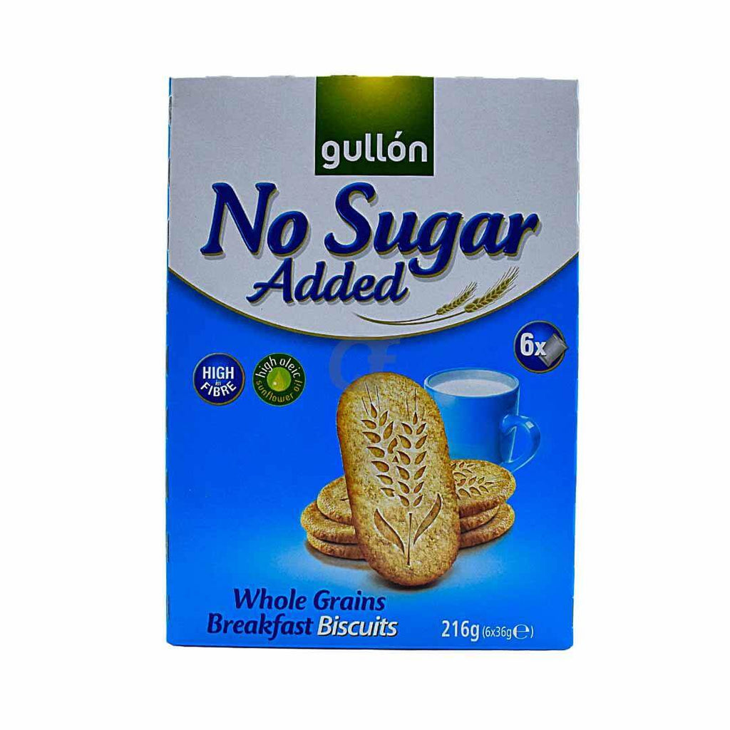 Gullon No Sugar Added Whole Grains Breakfast Biscuits