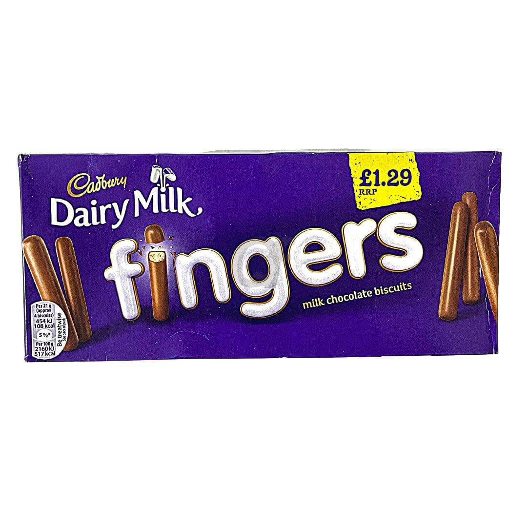 Cadbury Dairy Milk Fingers (114g) Cadbury Chocolate Fingers