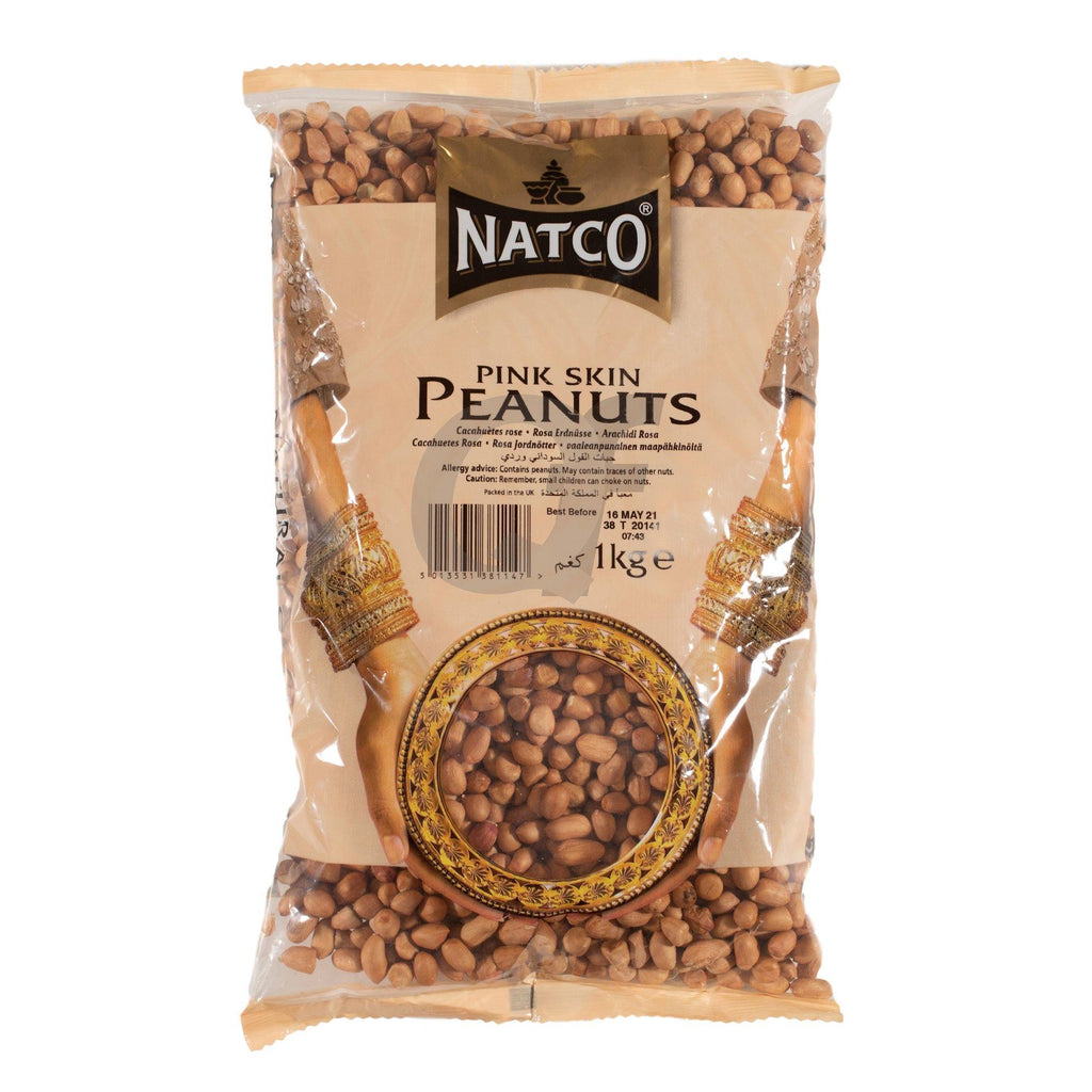 Natco Pink Skin Peanuts 1kg