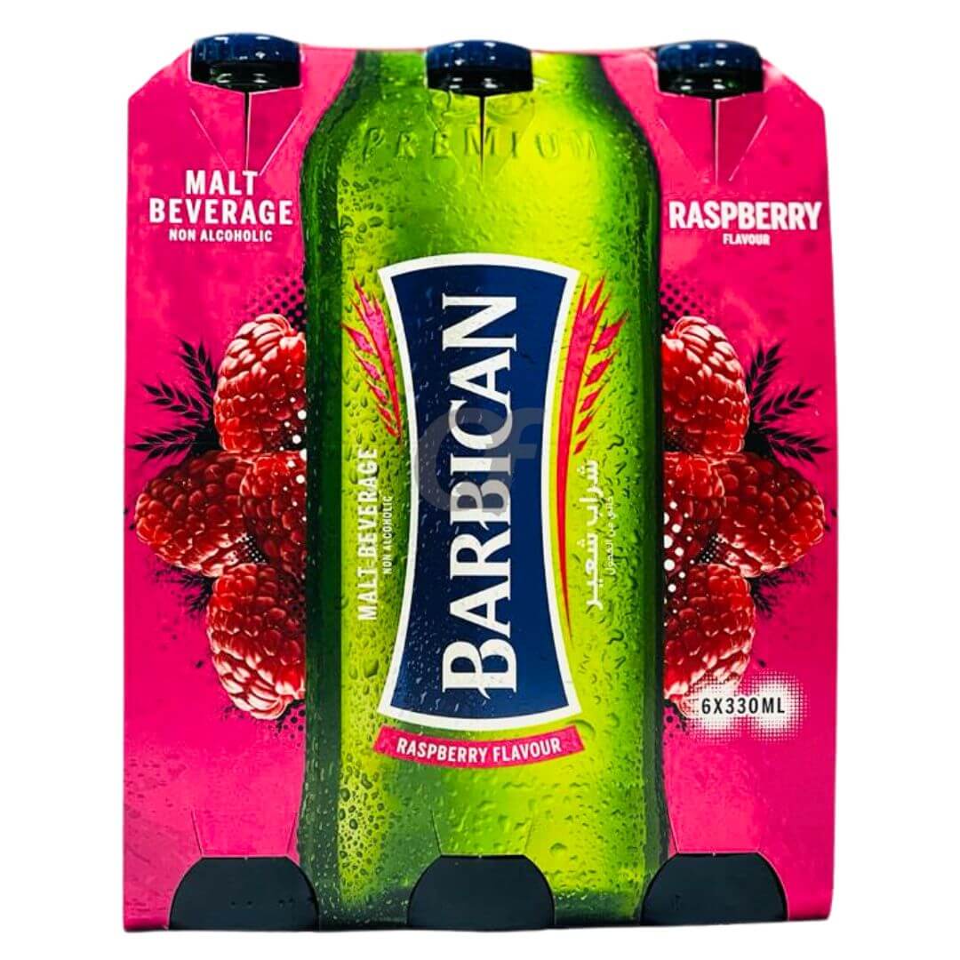 Barbican Malt Drink Raspberry Flavour 6x330ml