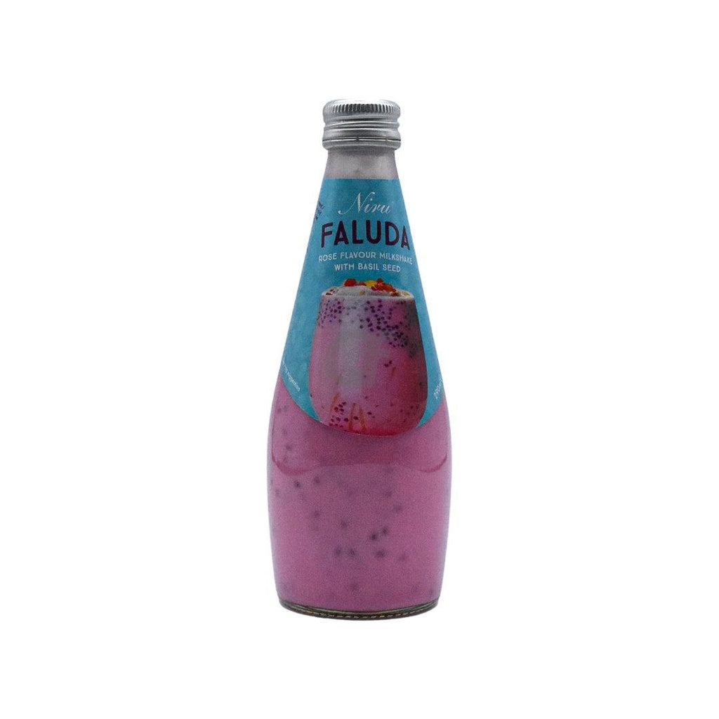 Niru Brand Faluda (Rose flavour milkshake with basil seed) - 290ml