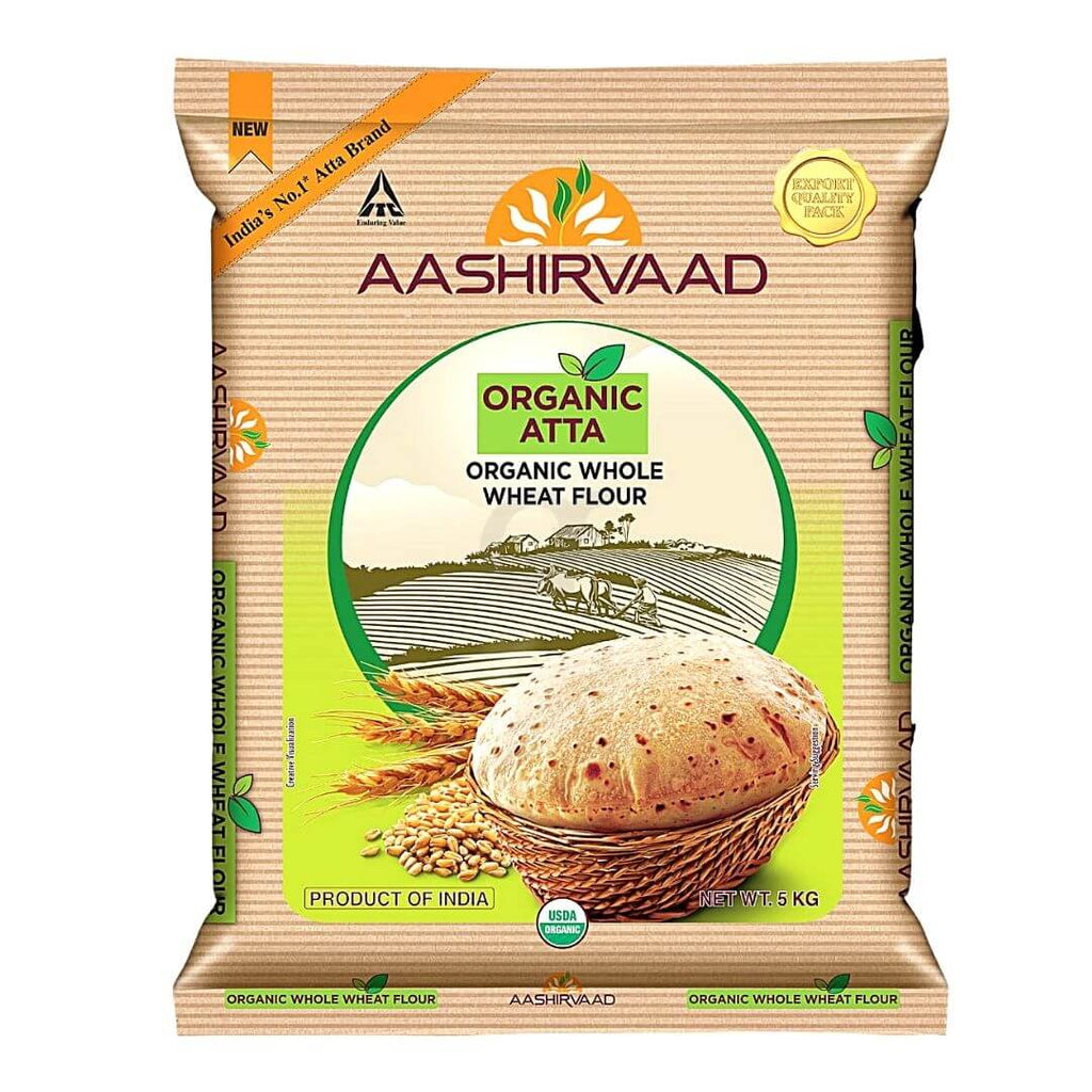 Aashirvaad organic whole wheat flour 5kg