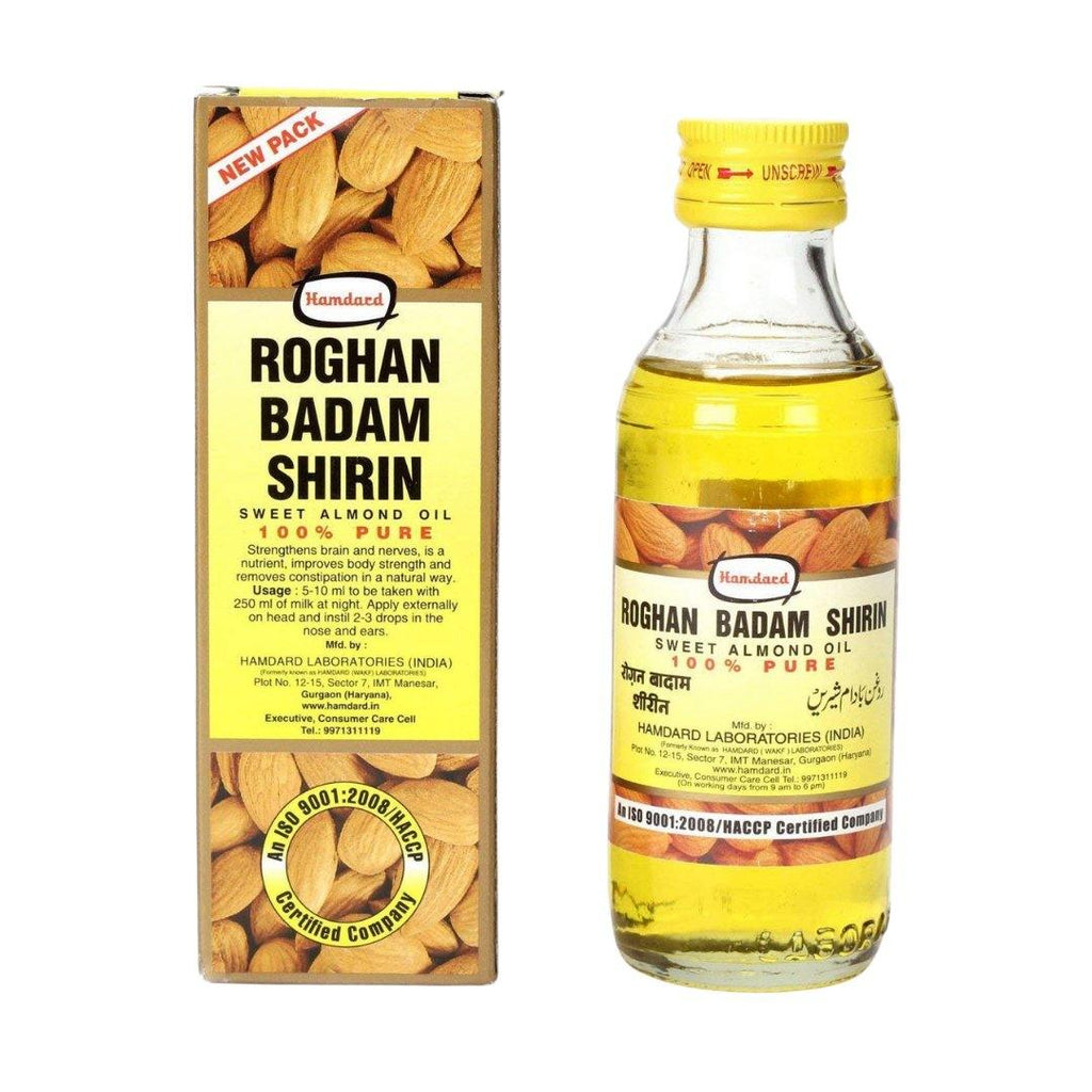 Hamdard Rogan Badam Shirin - Sweet Almond Oil 100% Pure 100ml