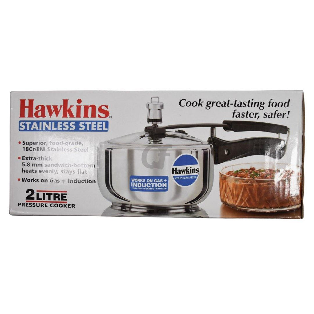Hawkins Stainless Steel Pressure Cooker 2 Litre
