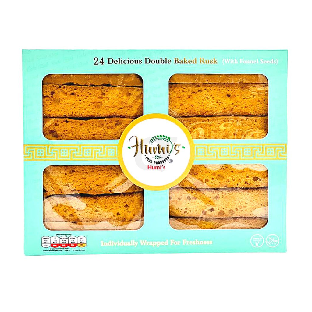 Humi's 24 Delicious Double Baked Rusk With Fennel Seeds