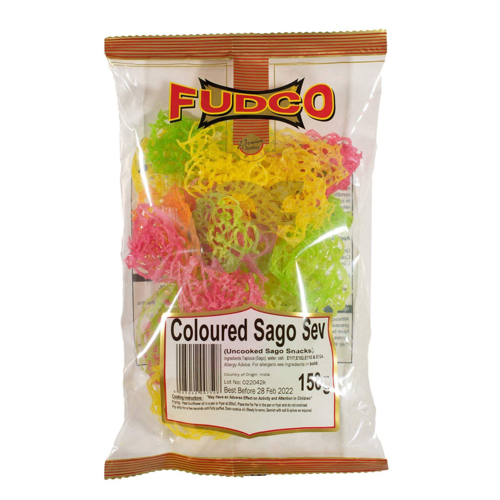 Fudco Sago Sev Coloured 150g
