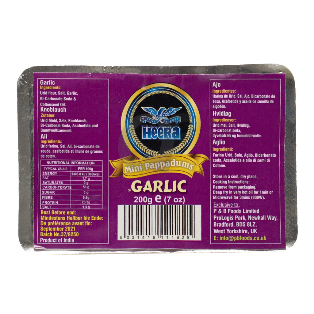 Heera Garlic Papad 200g