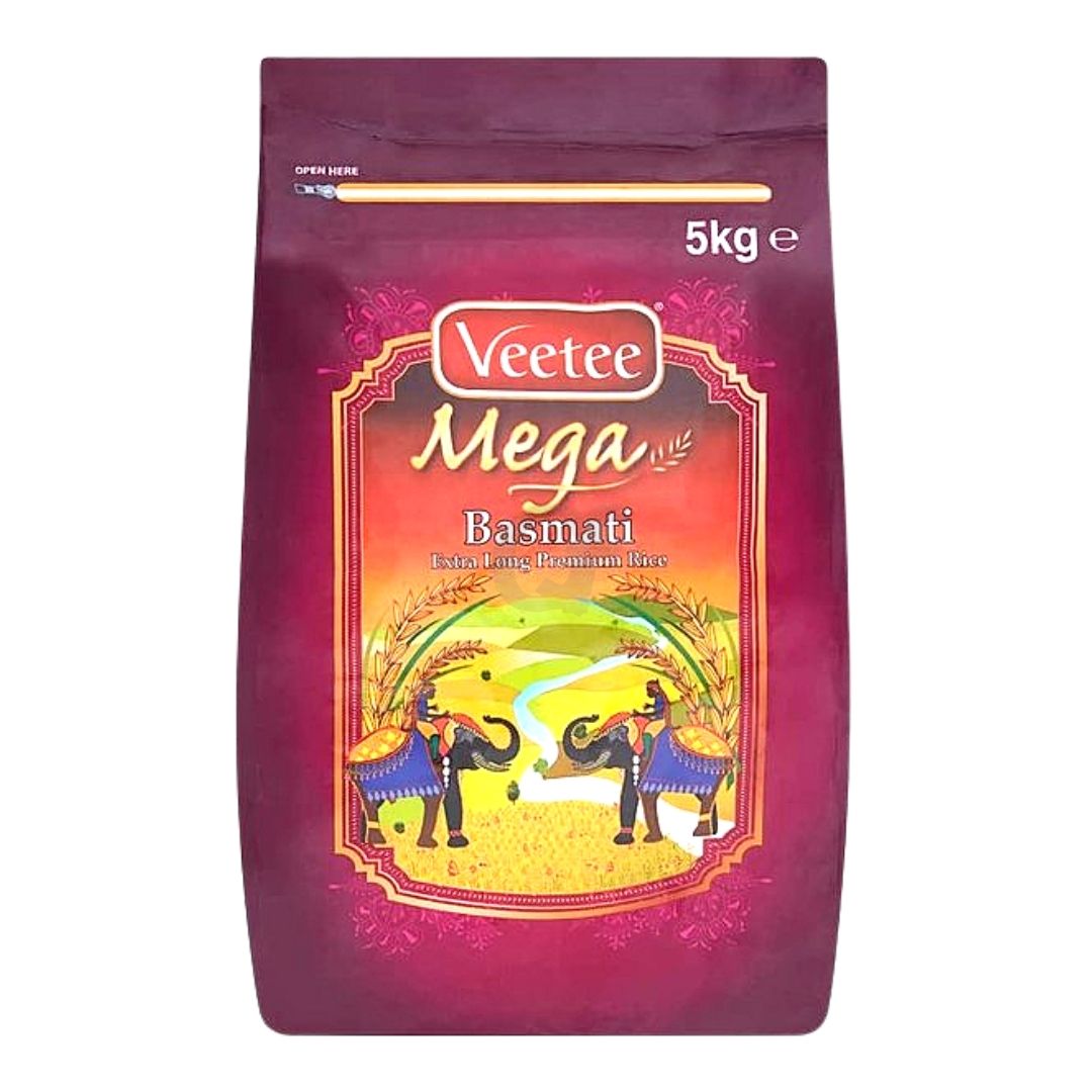 Veetee Mega Basmati Rice 5Kg Veetee Himalayan Basmati Rice £12.99