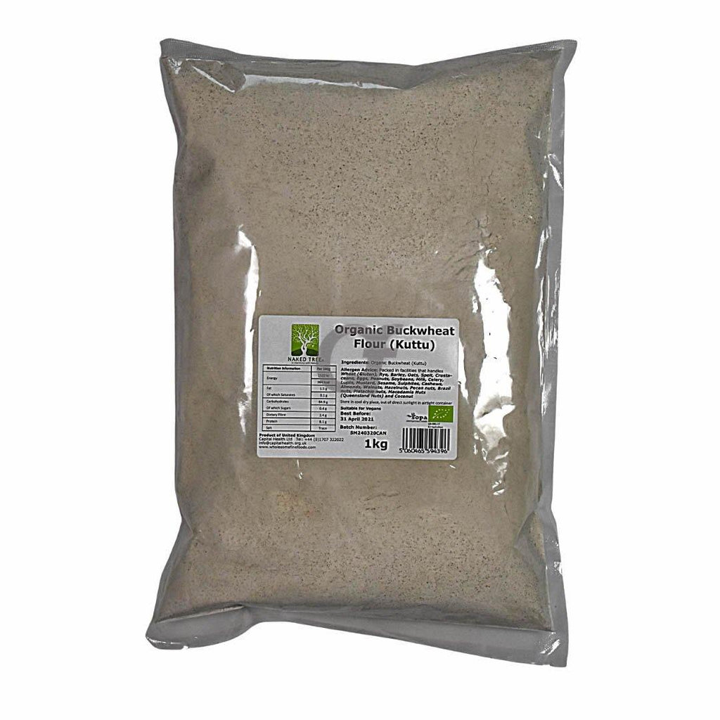 Naked Tree Organic Buckwheat Flour (Kuttu) 1kg
