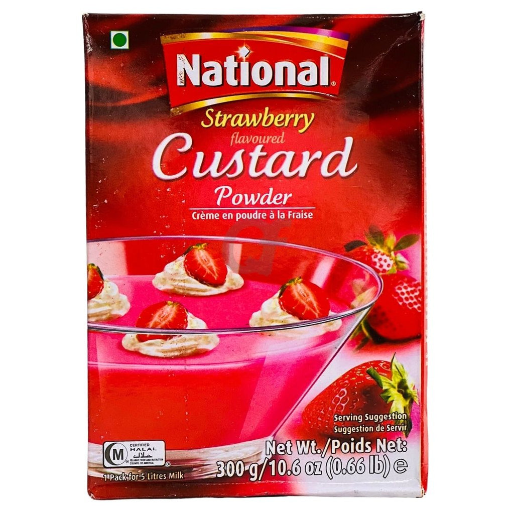 National strawberry custard