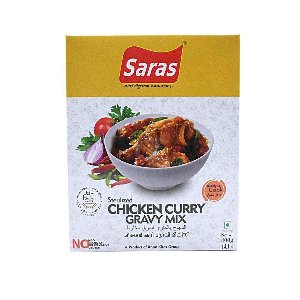 Saras Sterilized Chicken Curry Gravy Mix 400g