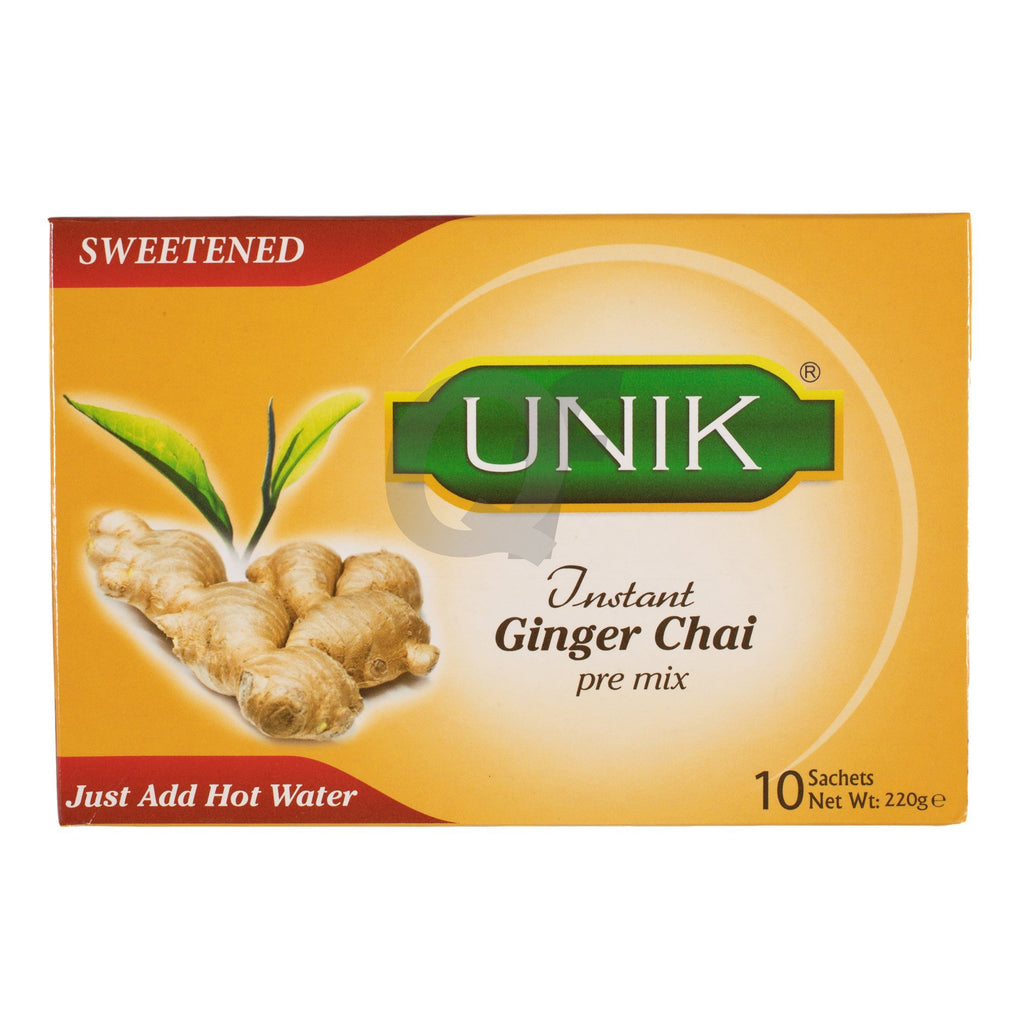 Unik Instant Ginger Chai Sweetened 220g
