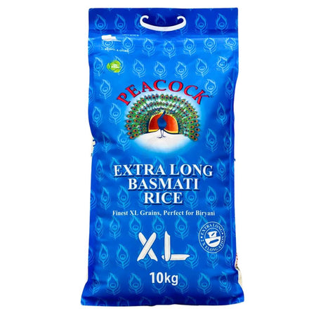 Peacock extra long basmati rice 10kg