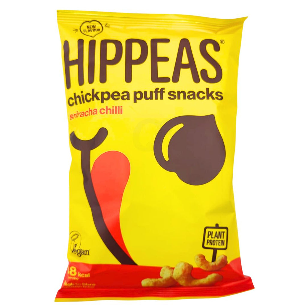 Hippeas chickpea puff snacks sriracha chilli