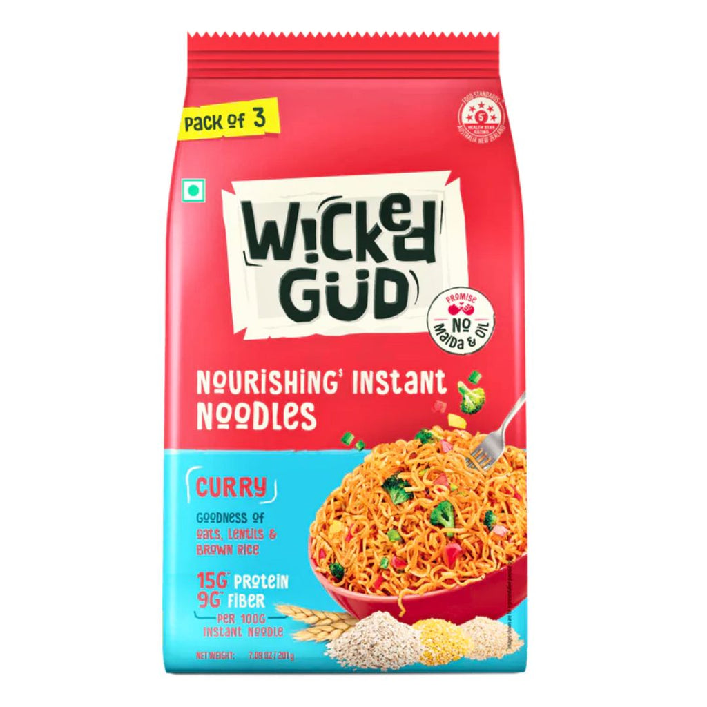 Wicked Gud Nourishing Instant Noodles Curry