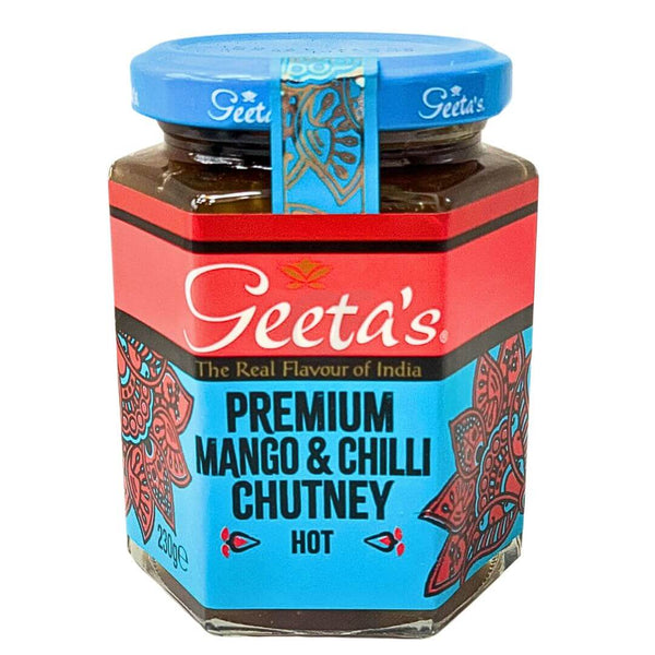 Geeta's Premium Mango Chutney Medium 1.5kg - Ideal For Curries - Nicol