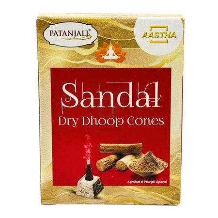 Patanjali Sandal Dry Dhoop Cones