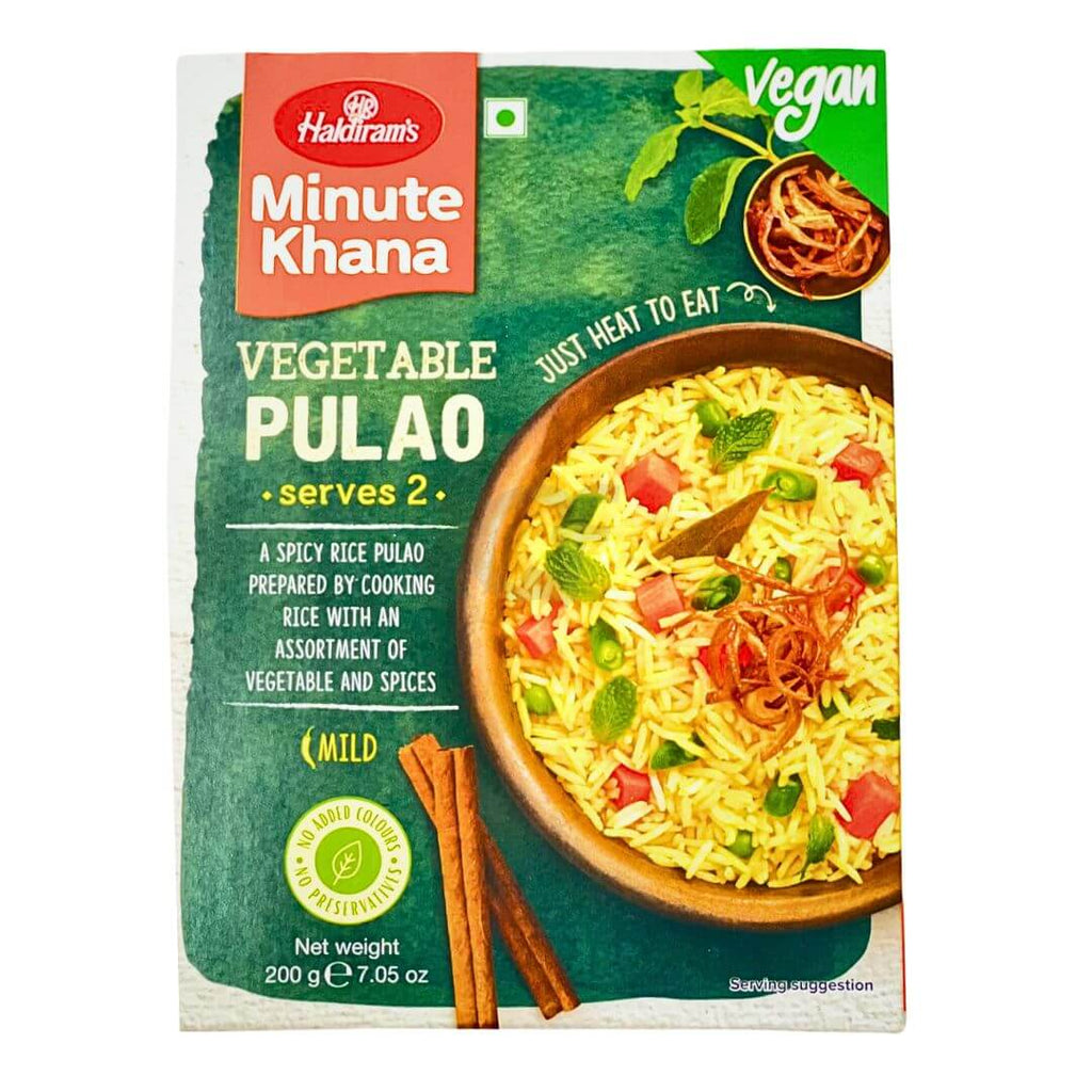 Haldiram's Minute Khana Vegetable Pulao Vegan