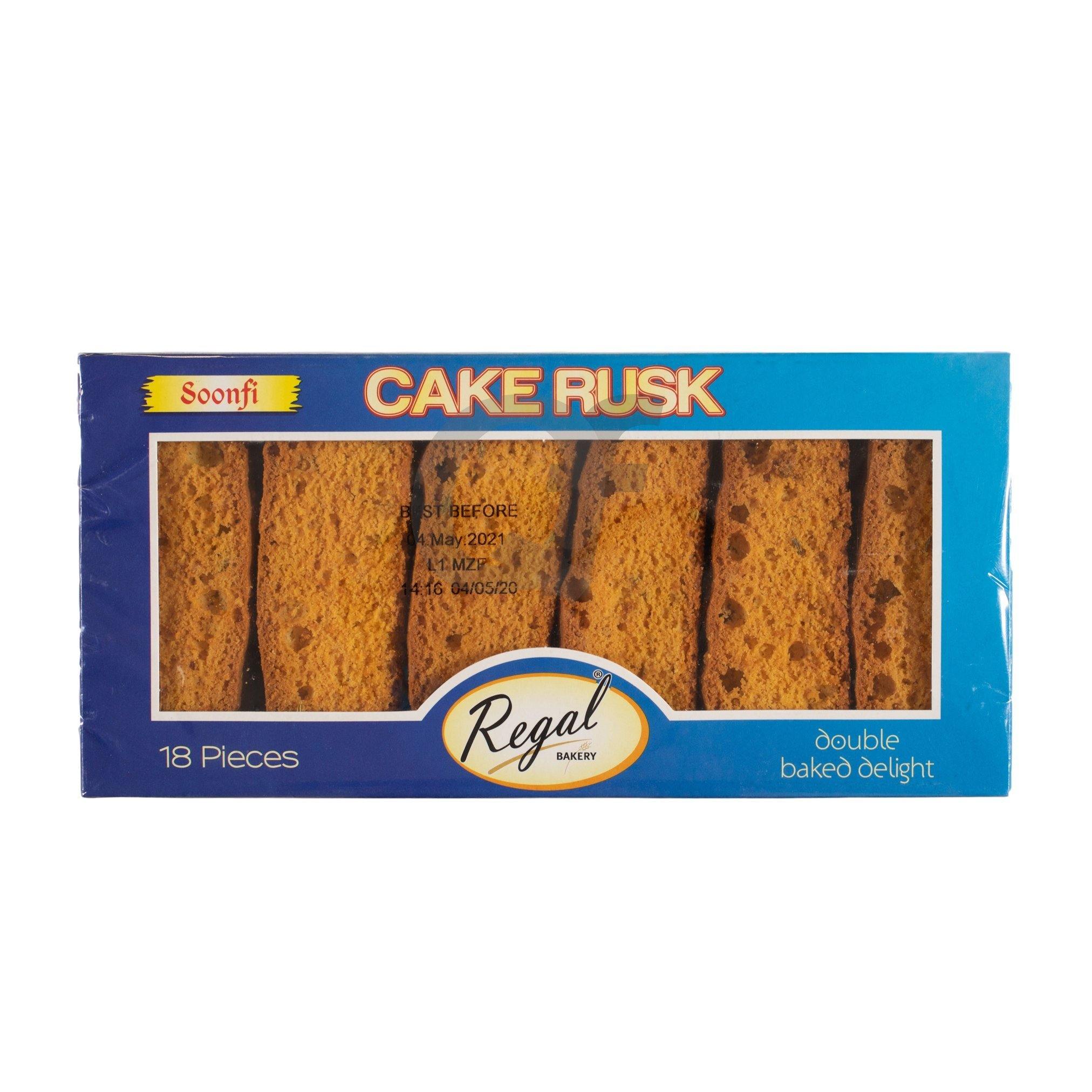 Regal Rusk Regal Soonfi Cake Rusk 18 Pieces