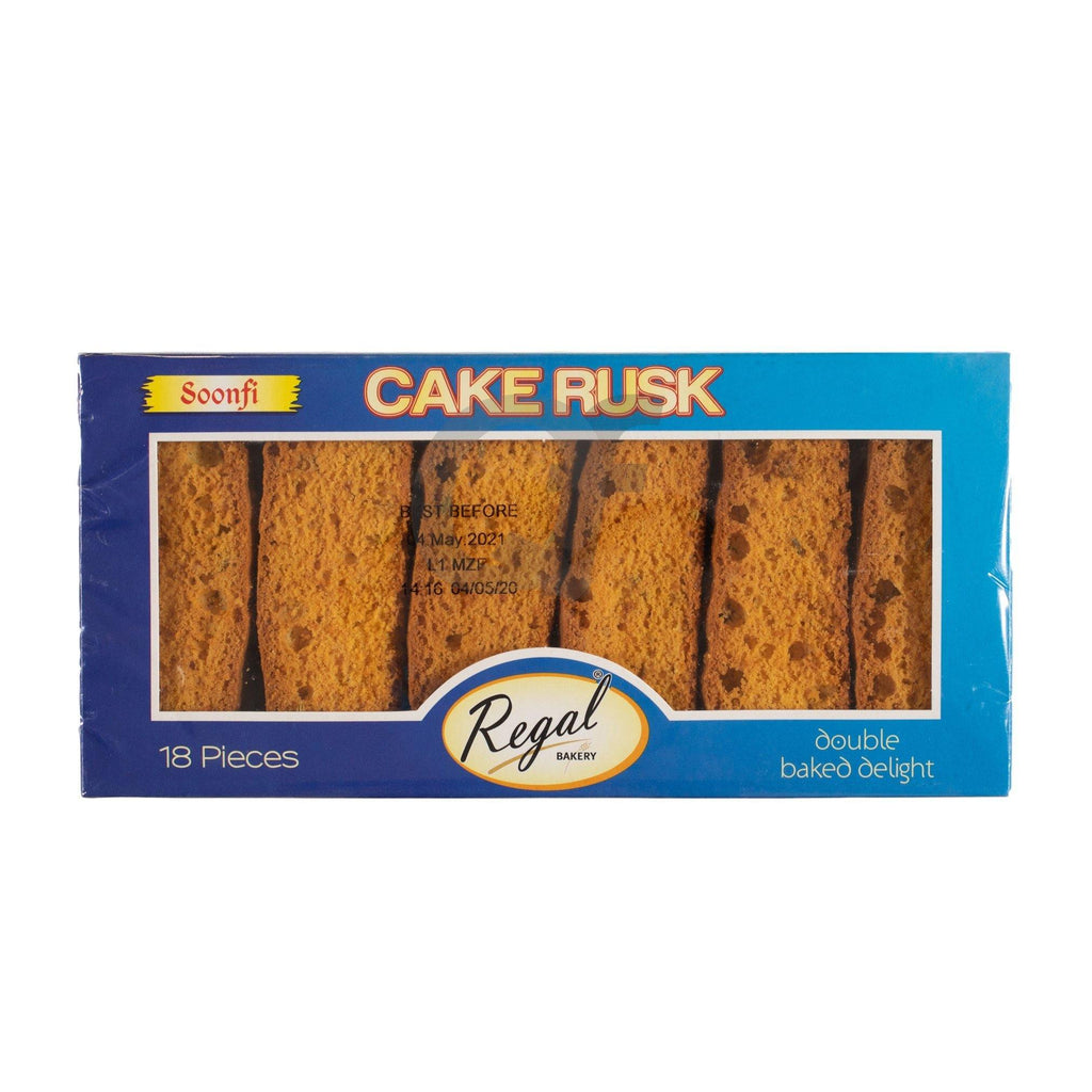 Regal Soonfi Cake Rusk 18 Pieces