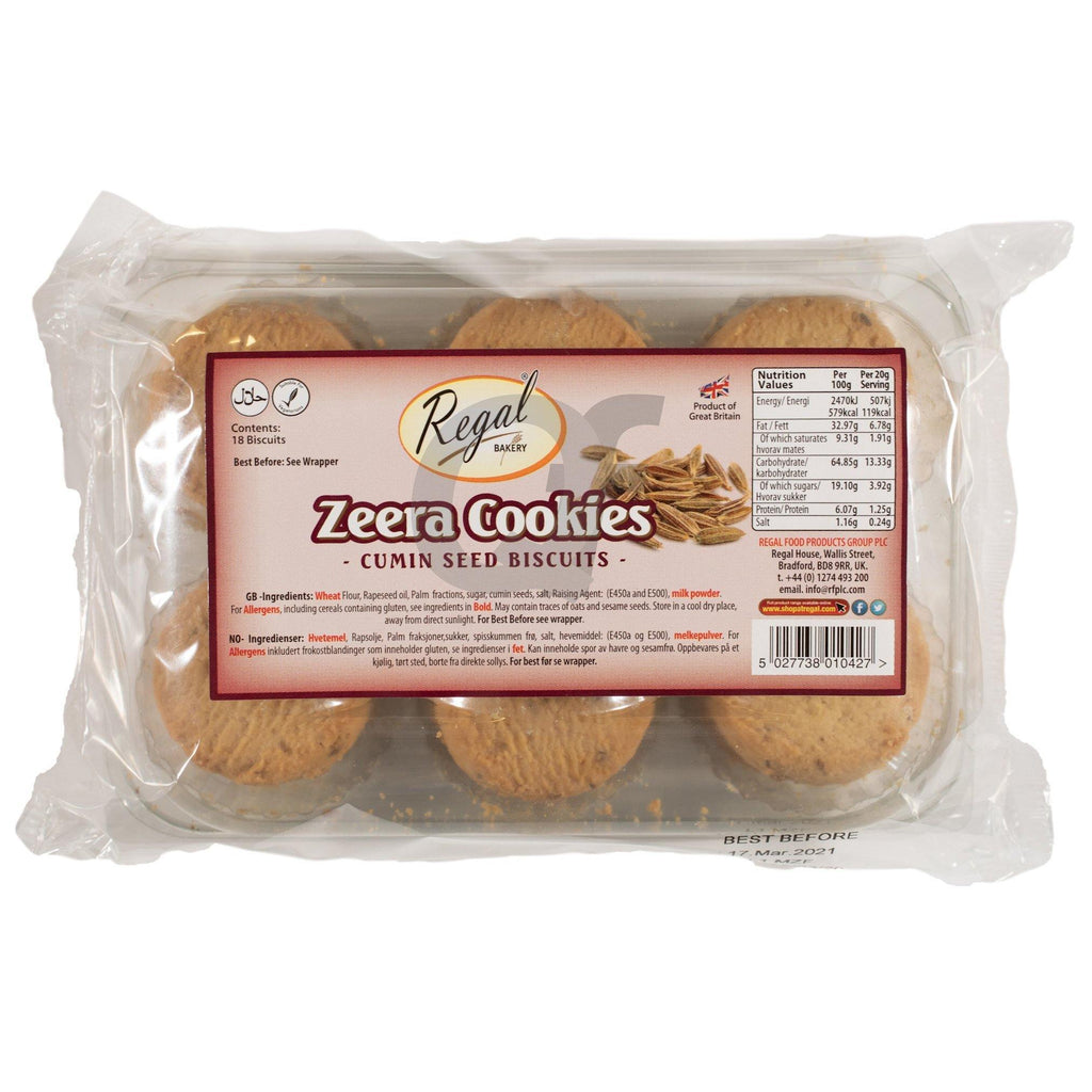 Regal Zeera Cookies 18 Pieces