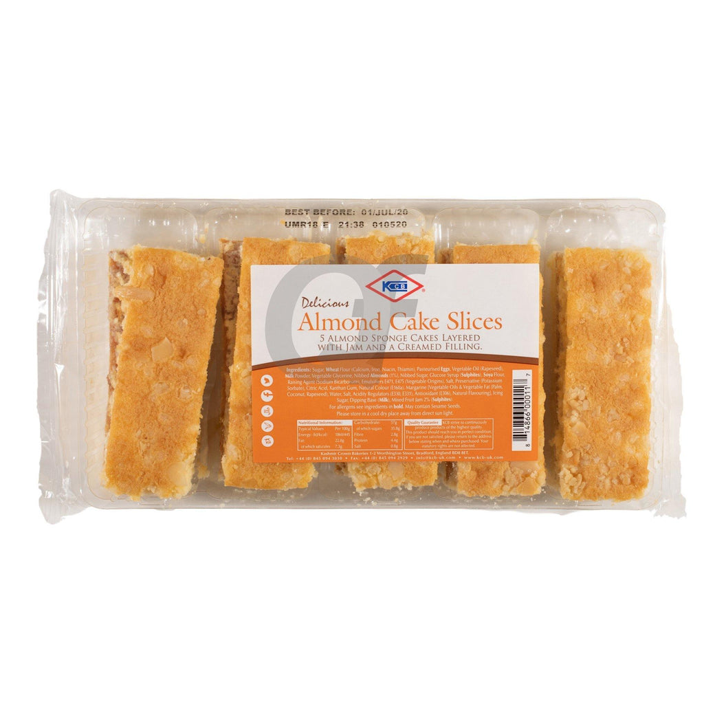 KCB Almond Cake Slices 5 Pieces