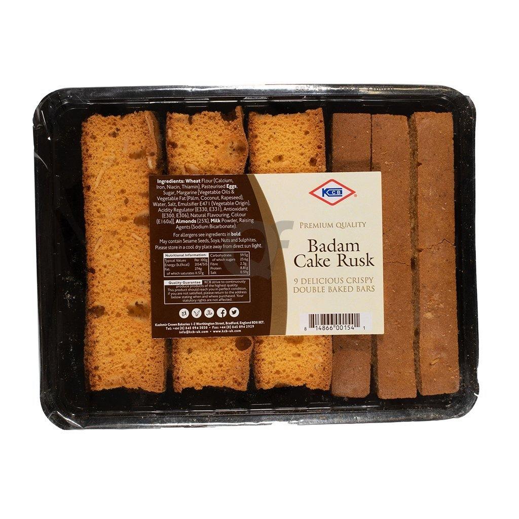KCB Badam Cake Rusk 9 Pieces