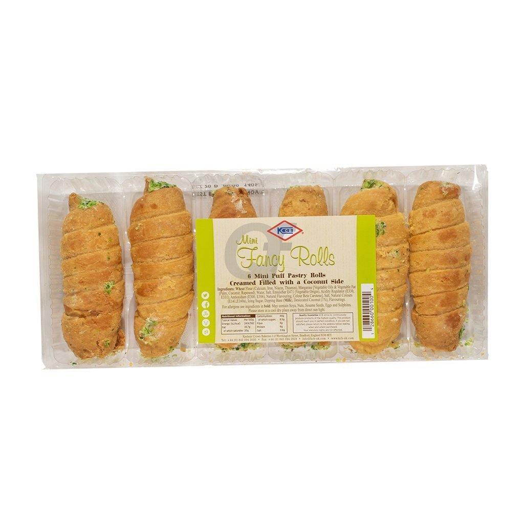 KCB Fancy Roll coconut Puff Pastry with Coconut 5 Pieces