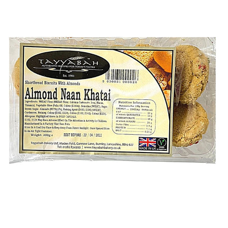 Tayyabah Almond Naan Khatai 300g