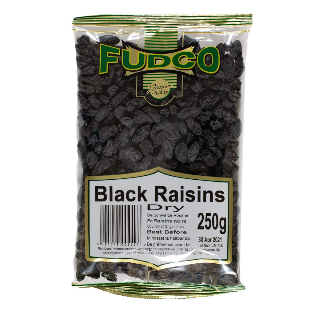 Fudco Black Raisins 250g