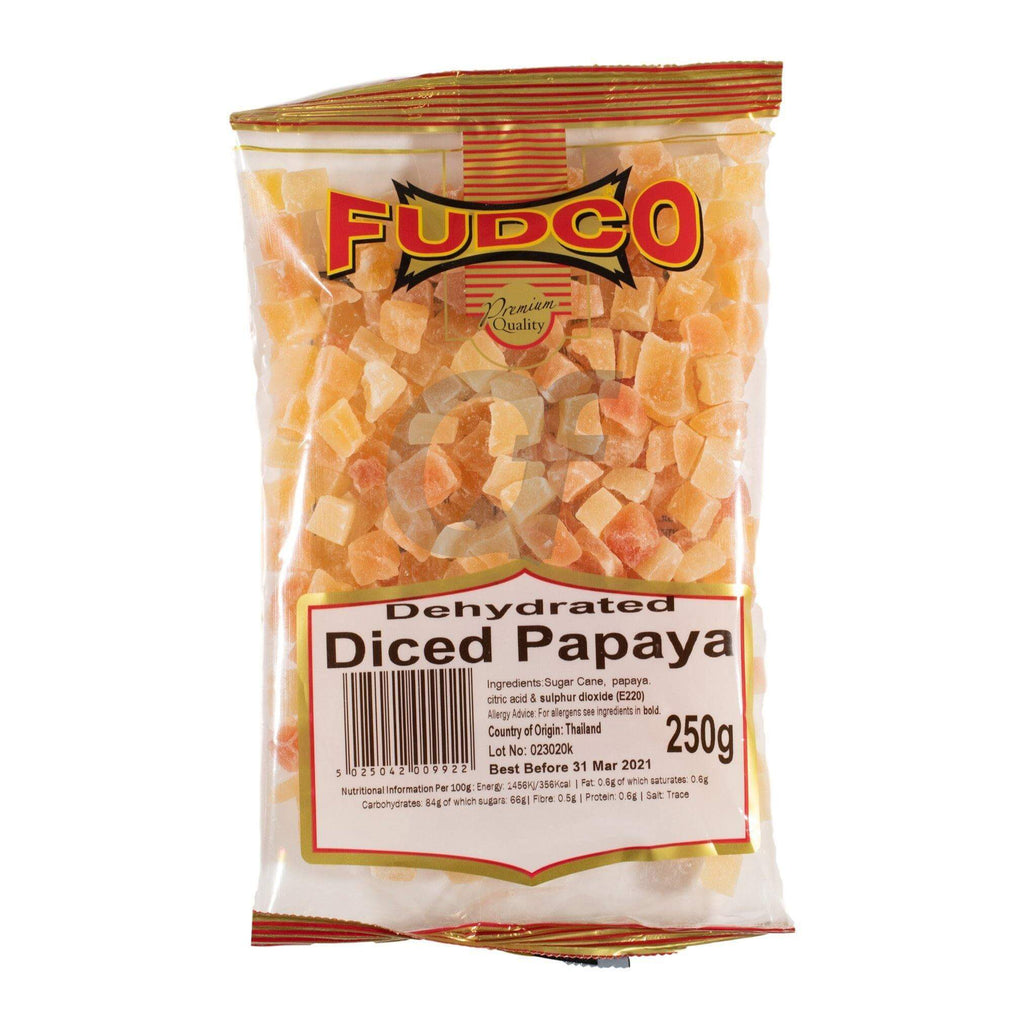 Fudco Dehydrated Diced Papaya 250g
