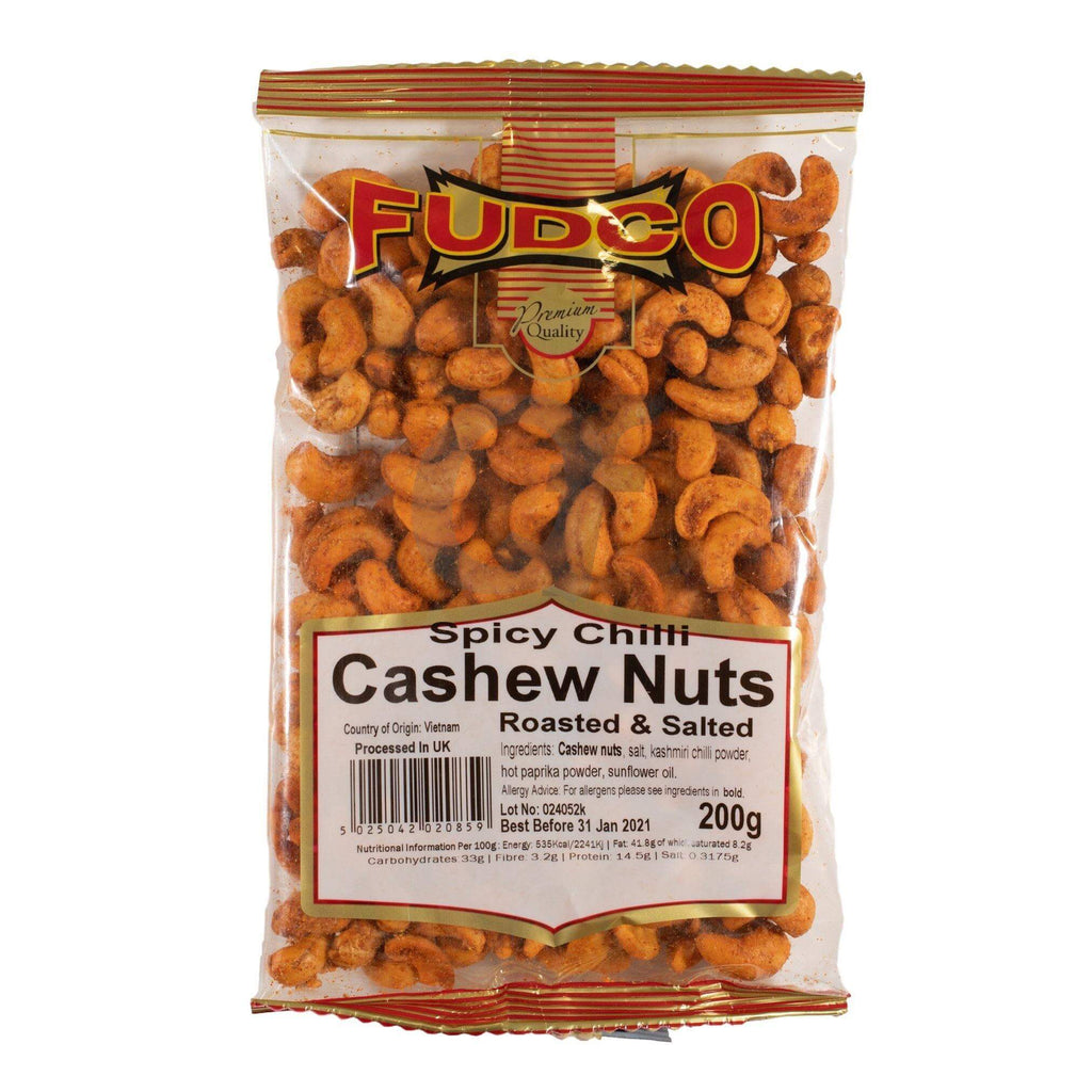 Fudco Spicy Chilli Cashew Nuts 200g