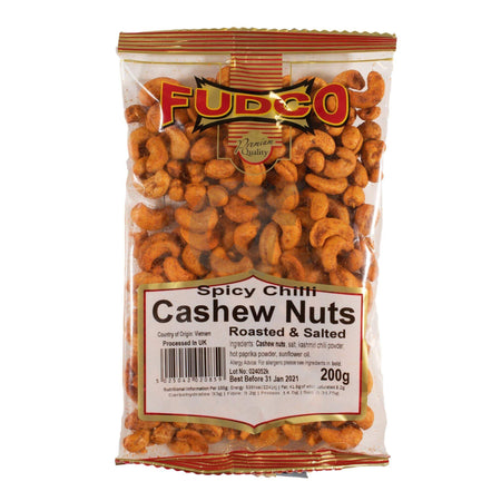 Fudco Spicy Chilli Cashew Nuts 200g