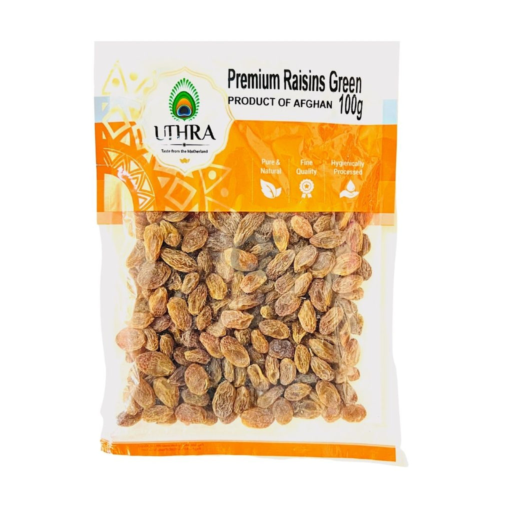 Uthra premium raisins green