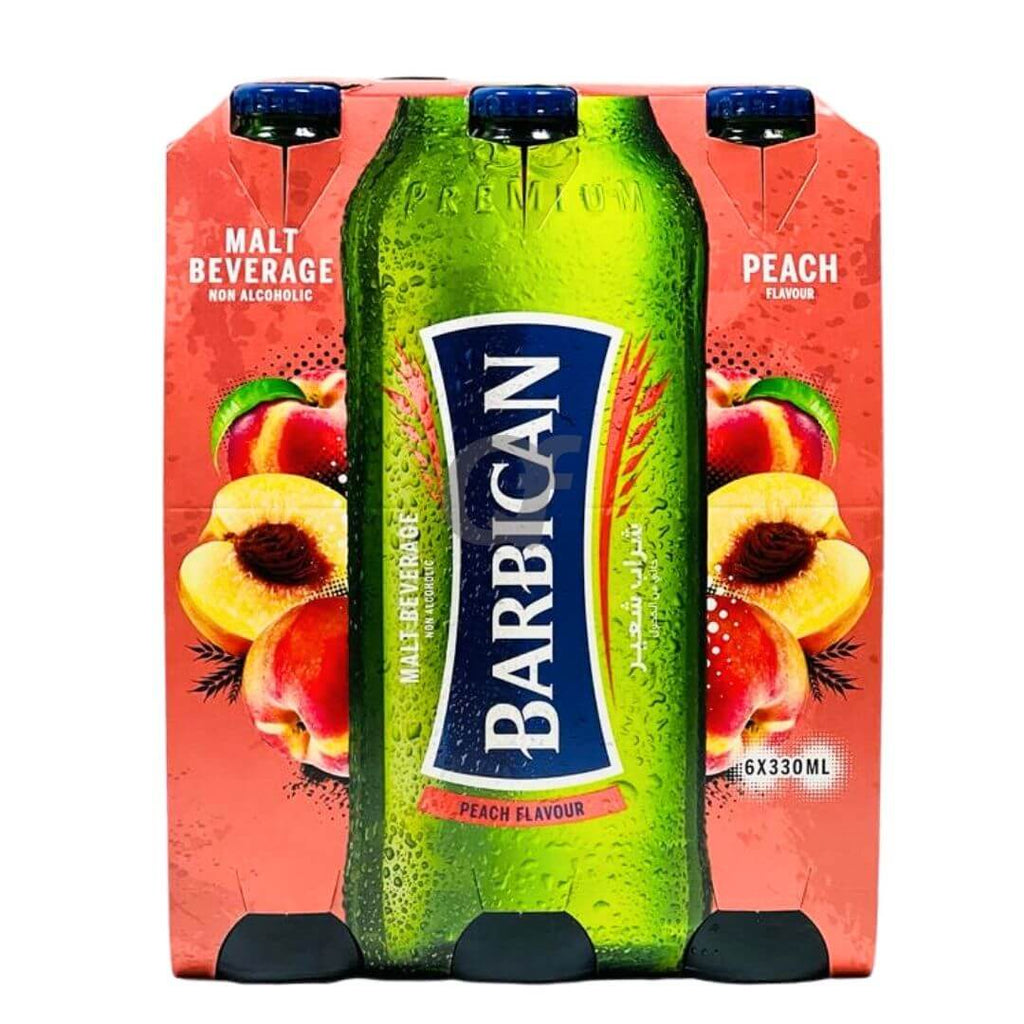 Barbican Malt Drink -Peach Flavour 6x330ml