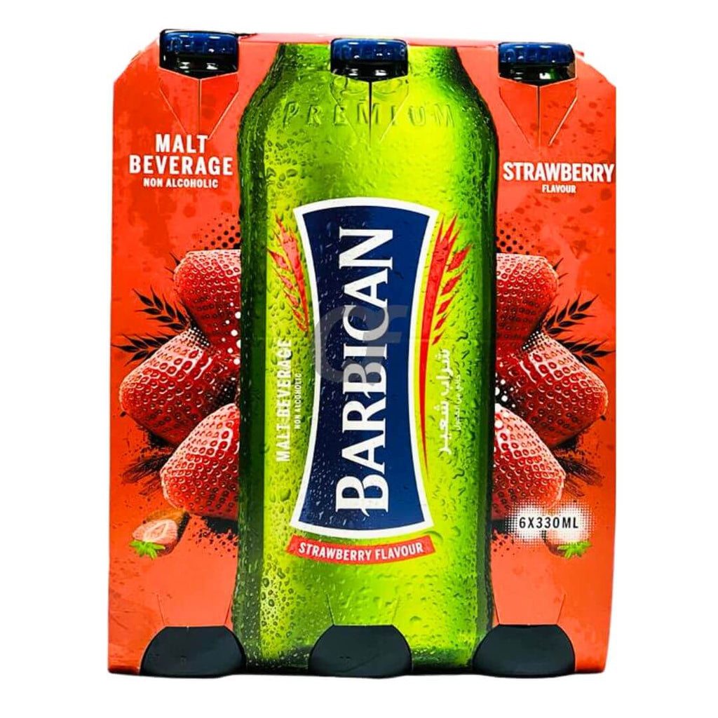 Barbican malt drink -Strawberry  Flavour 6x330ml