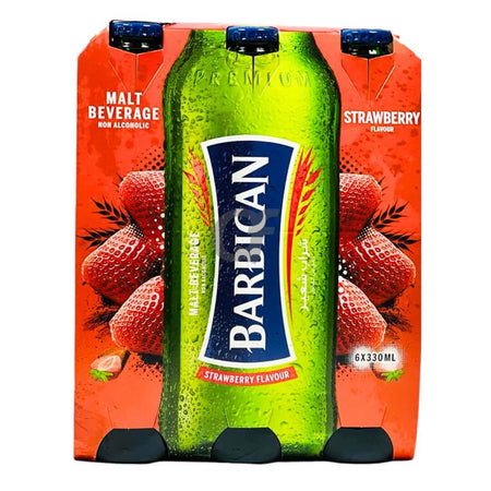 Barbican malt drink -Strawberry  Flavour 6x330ml