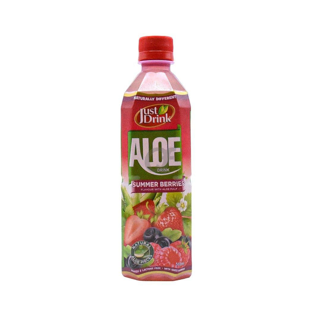 Just Drink Aloe Drink (Summer Berries Flavour with aloe pulp) - 500ml