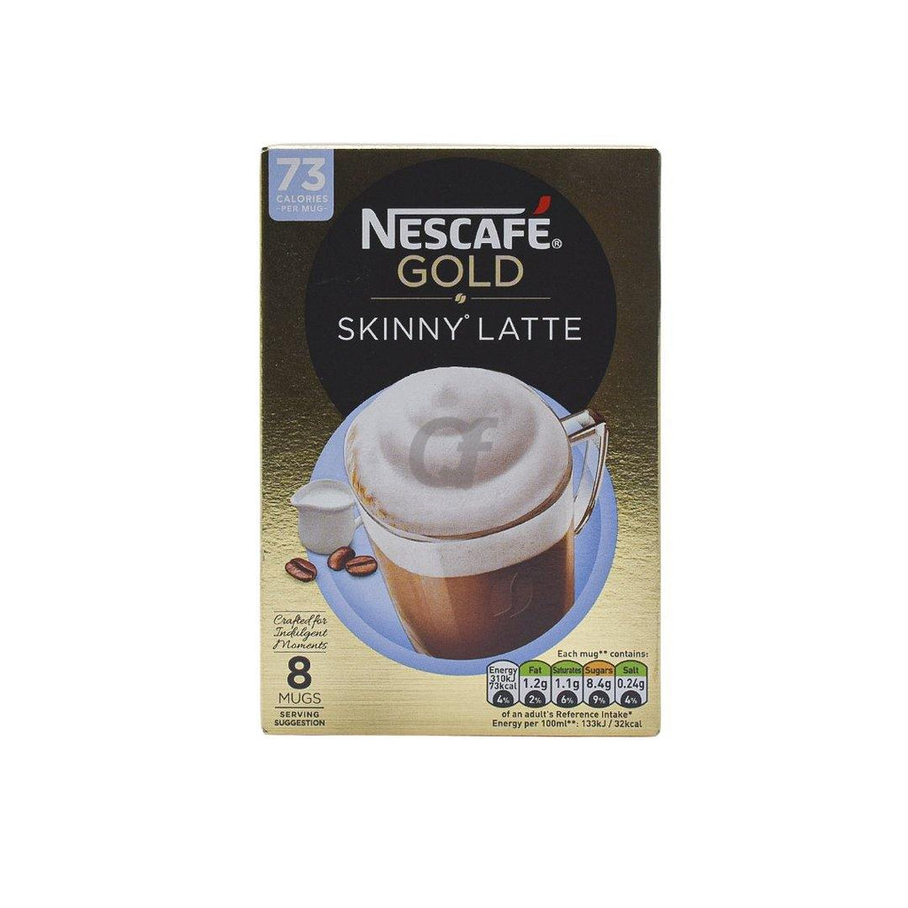 Nescafe Gold Skinny Latte - 8 Mugs - 136g