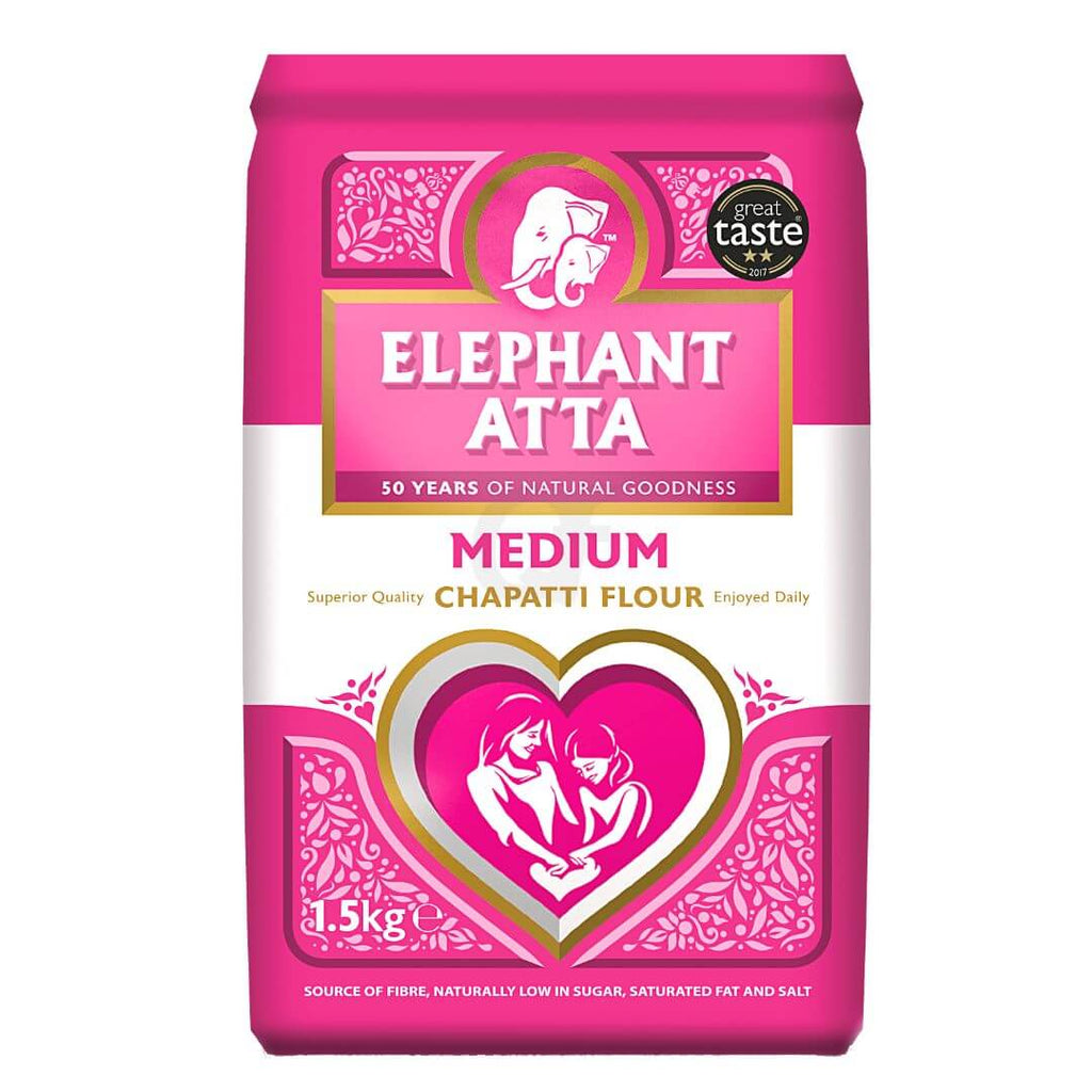 Elephant atta medium chapati flour 1.5Kg