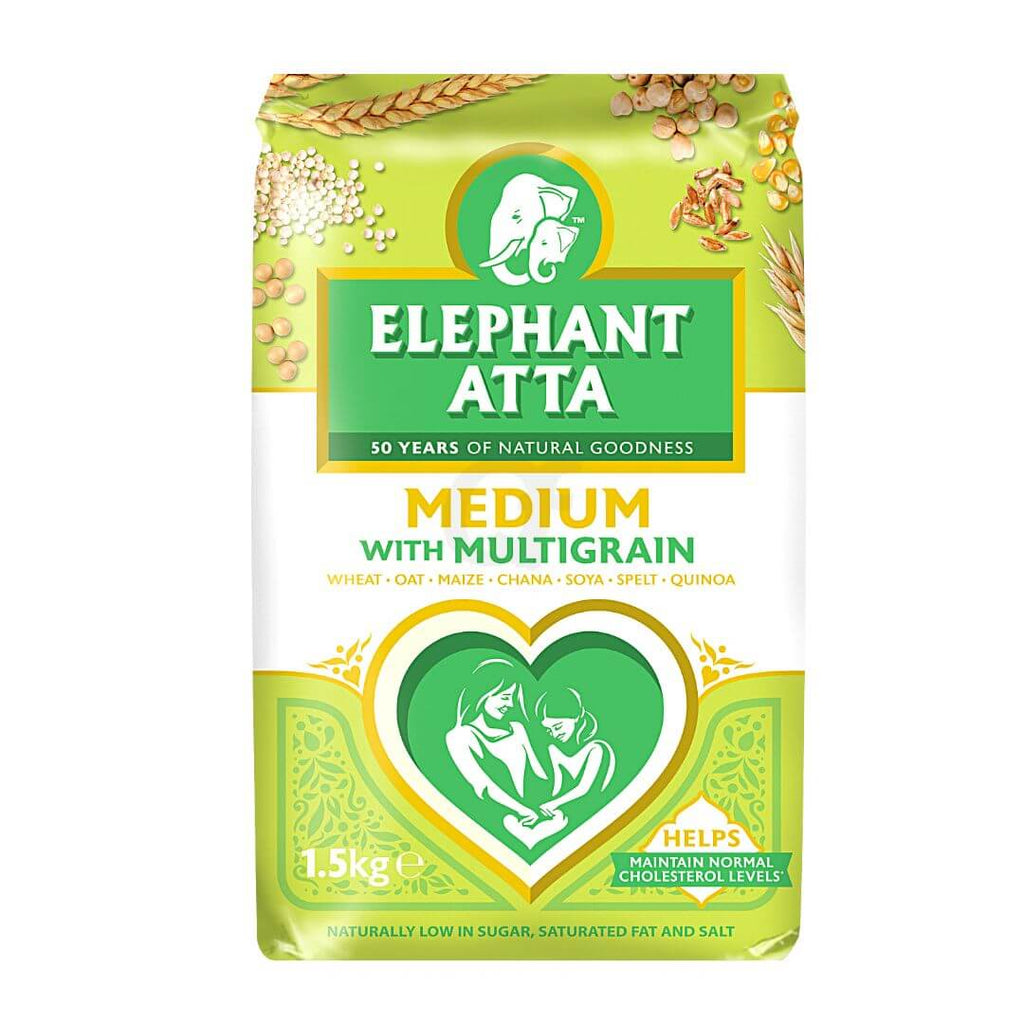 Elephant atta medium with multigrain 1.5Kg