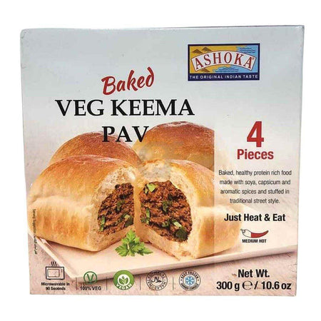 ASHOKA Baked Veg Keema Pav (4pcs)