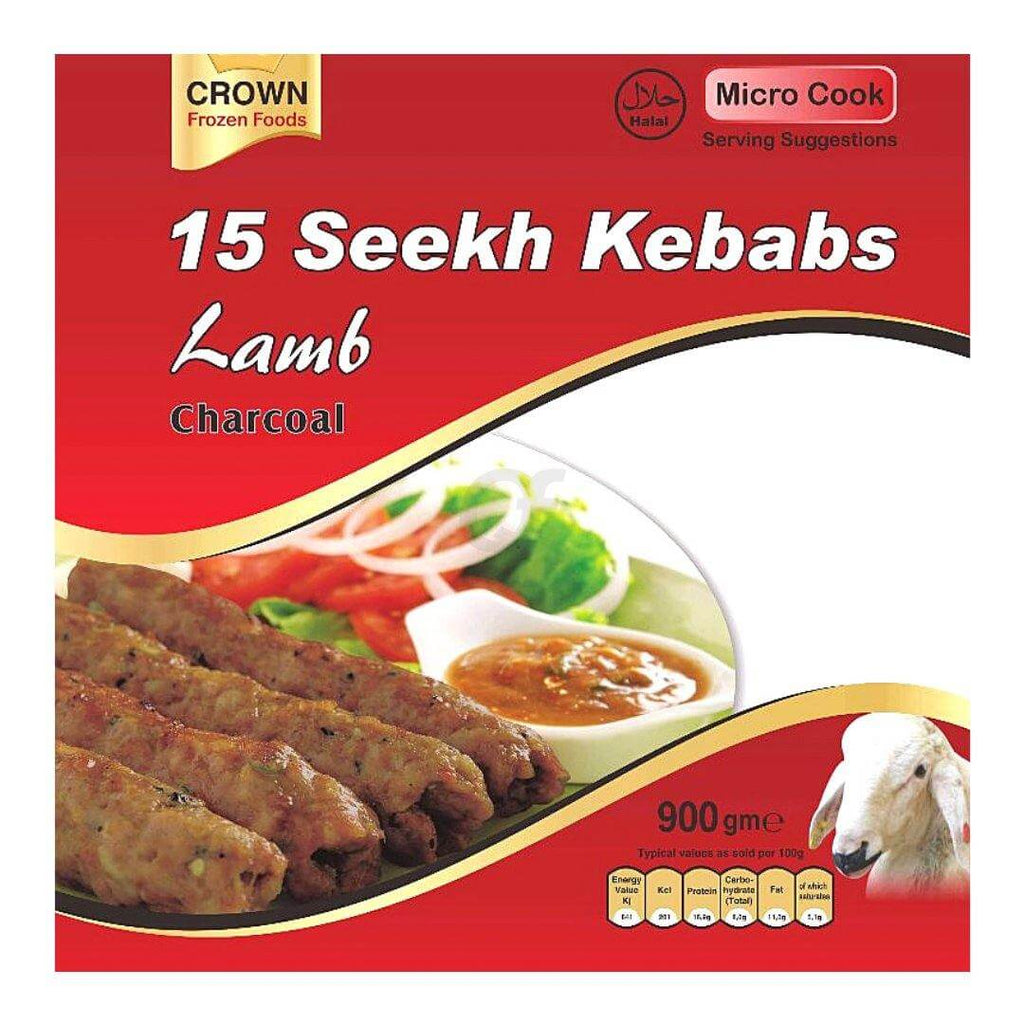 CROWN Lamb Seekh Kebabs 15's