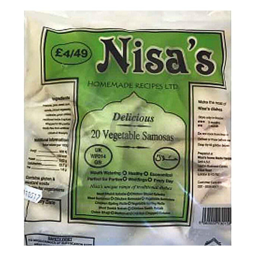 NISA'S 18 Vegetable Samosas