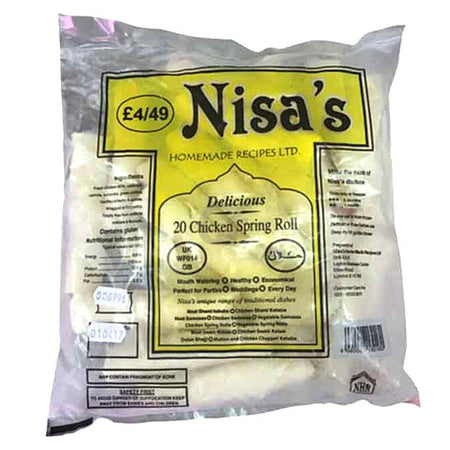 NISA'S 18 Chicken Spring Rolls