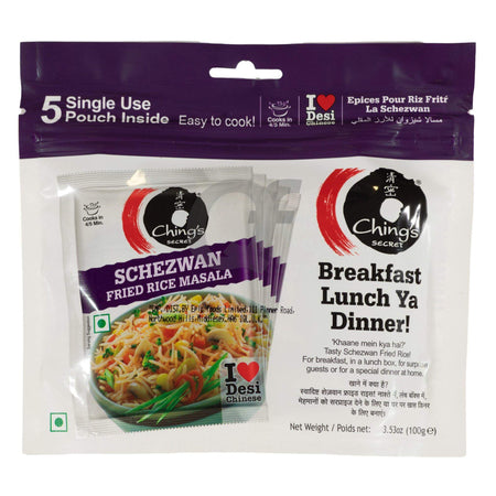 Chings schezwan fried rice masala 5 pack 100g