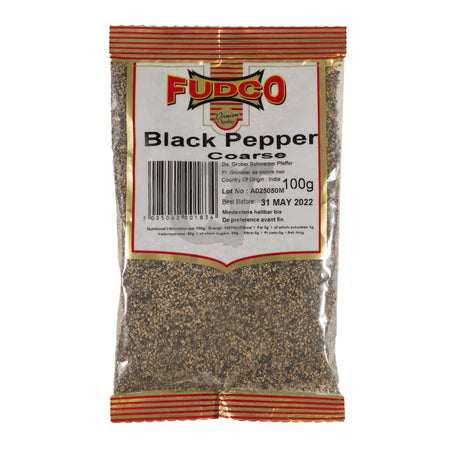 Fudco black pepper coarse 100g