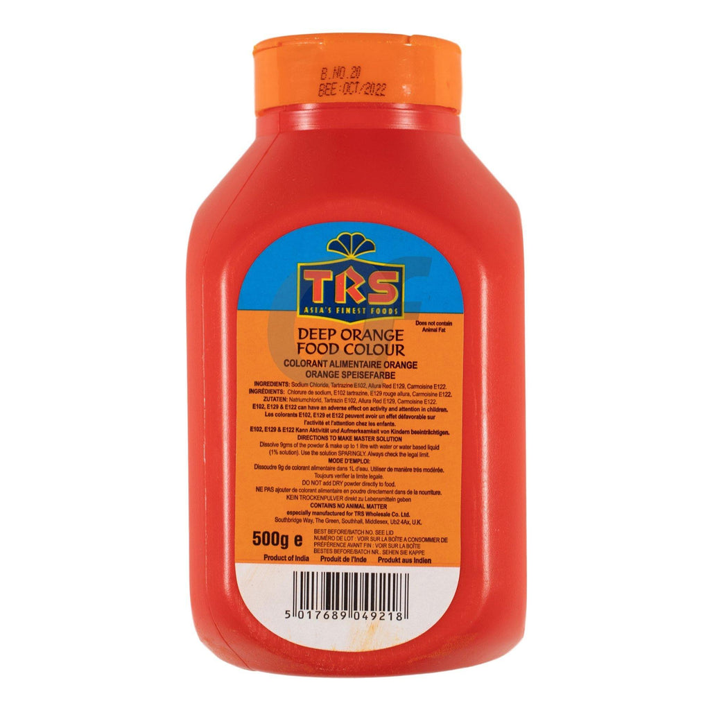 TRS deep orange food colour 500g