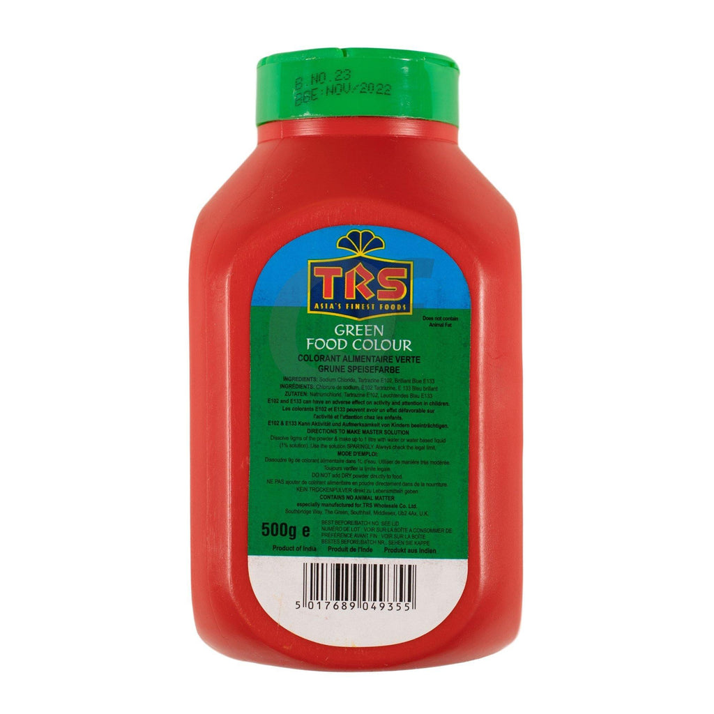 TRS green food colour 500g