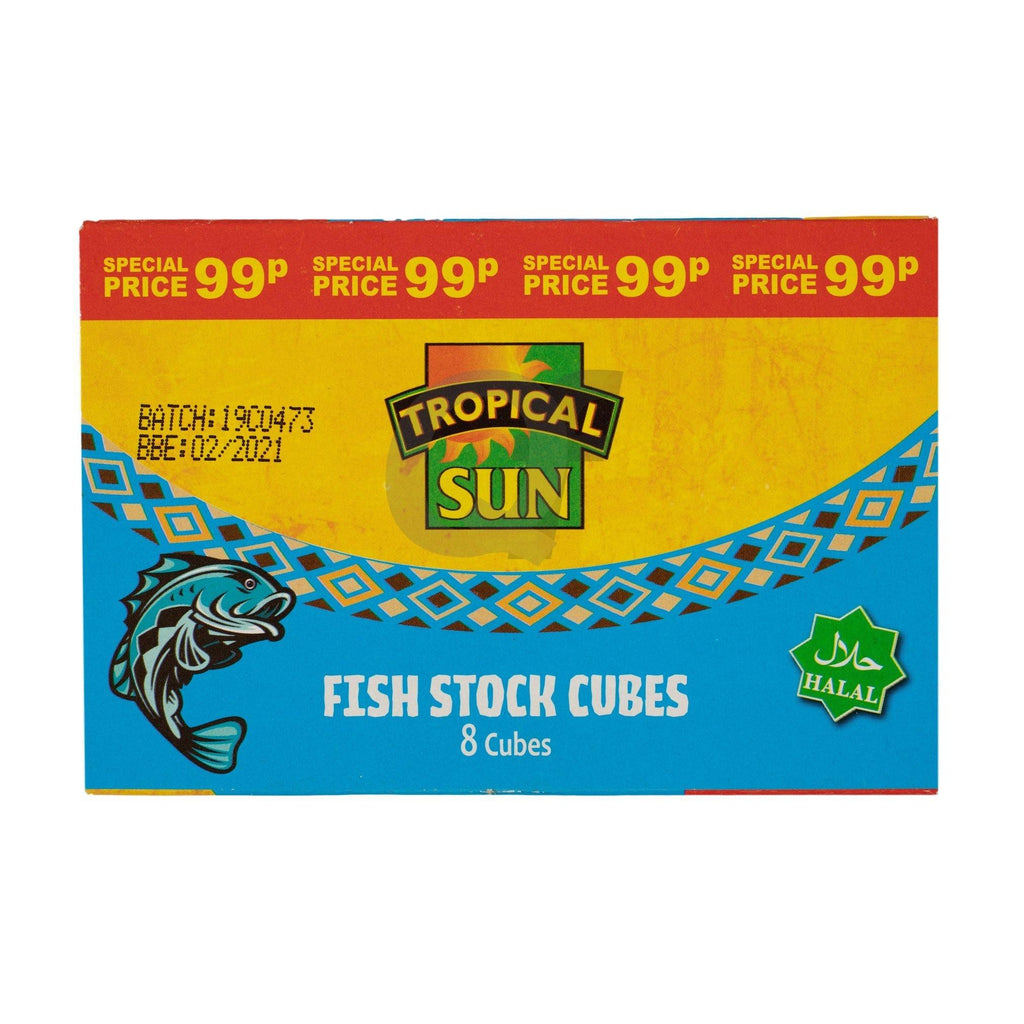 Tropical Sun Fish Stock Cubes 80g